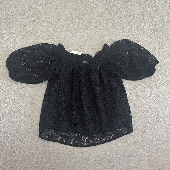 Maeve Off Shoulder Top Cutwork Eyelet Lace Whimsygoth Fairy - Picture 15 of 16